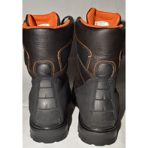 Timberland PRO Men’s 10.5M Waterproof Alloy Toe Met Guard Work Boots Black Brown - Picture 5 of 10